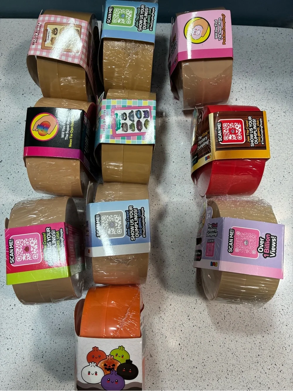 Viral Mystery Dumplings 100% Authentic set of 10 different editions